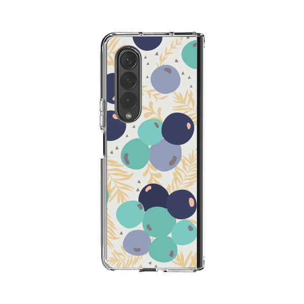 Abstract Berries Pattern Samsung Galaxy Z Fold 3 (5G) Case