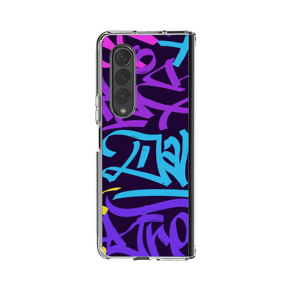 Colorful Graffiti Pattern Samsung Galaxy Z Fold 3 (5G) Case