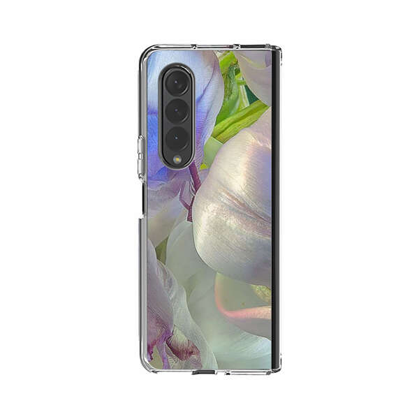 Delicate Pastel Flower Petals Close Up Samsung Galaxy Z Fold 3 (5G) Case