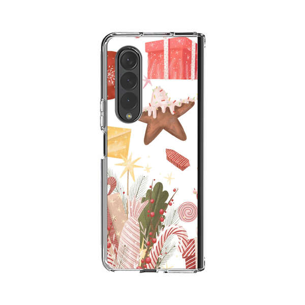 Holiday Gingerbread Candy Cane Gifts Samsung Galaxy Z Fold 3 (5G) Case