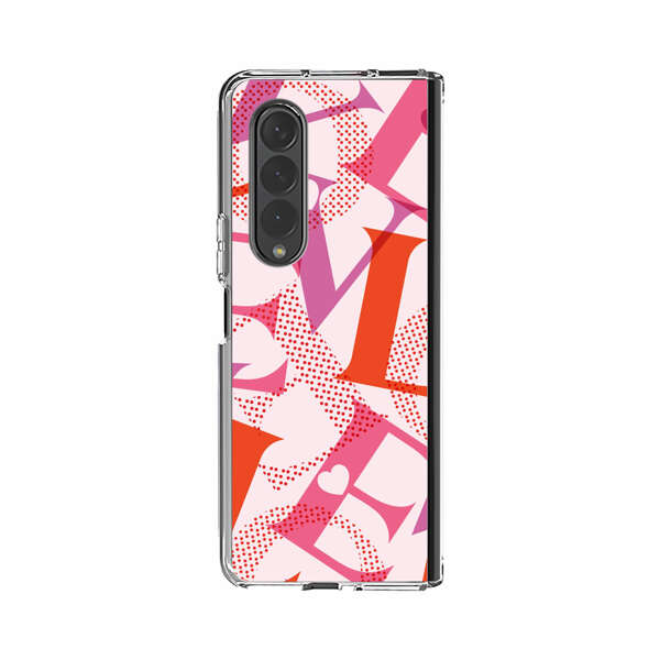 Love Colorful Letters Pattern Samsung Galaxy Z Fold 3 (5G) Case