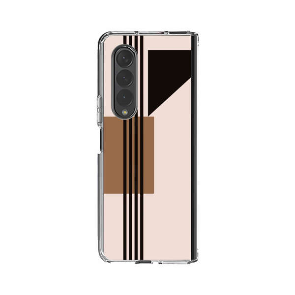 Minimalist Abstract Geometric Design Samsung Galaxy Z Fold 3 (5G) Case