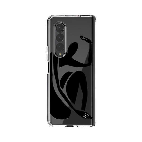 Minimalist Abstract Human Figure Samsung Galaxy Z Fold 3 (5G) Case