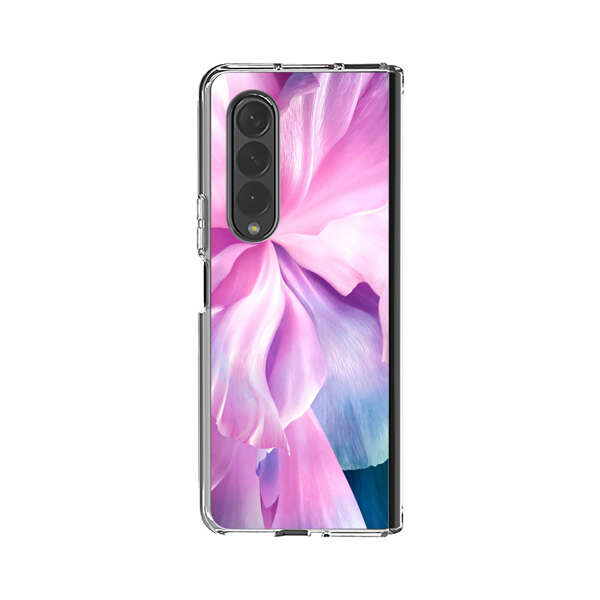 Pink Purple Flower Petals Samsung Galaxy Z Fold 3 (5G) Case