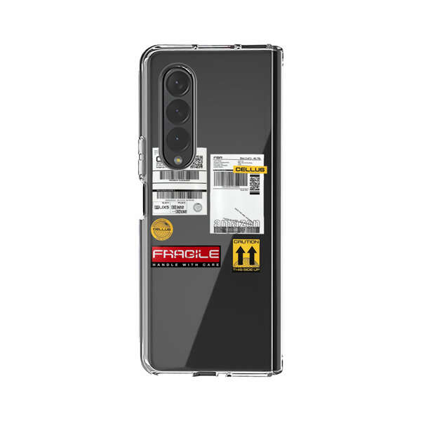 Shipping Labels and Fragile Handling Stickers Samsung Galaxy Z Fold 3 (5G) Case