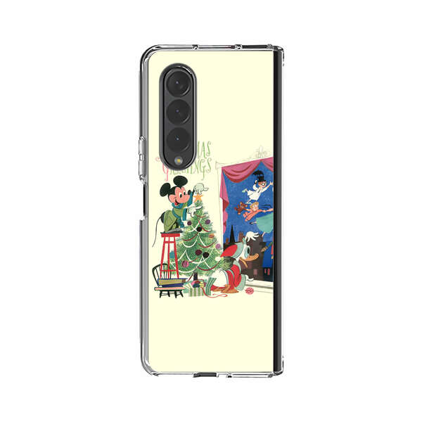 Christmas Disney Mickey Mouse and Peter Pan Samsung Galaxy Z Fold 4 Case