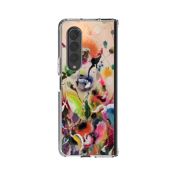 Colorful Abstract Art Samsung Galaxy Z Fold 4 Case