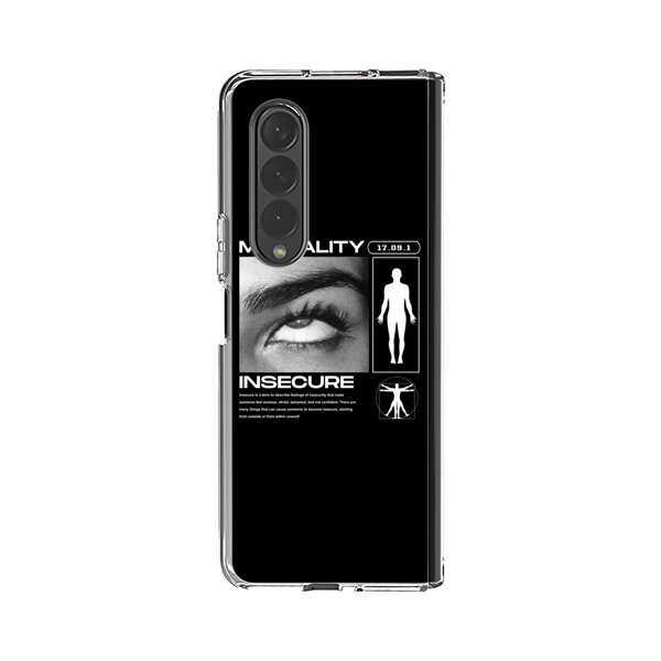 Mentality Insecure Eye Art Samsung Galaxy Z Fold 4 Case