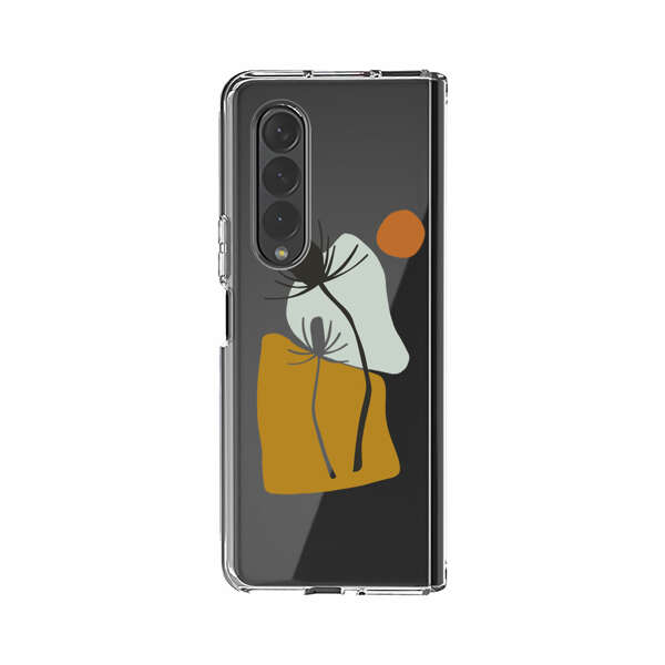 Minimalist Abstract Nature Design Samsung Galaxy Z Fold 4 Case