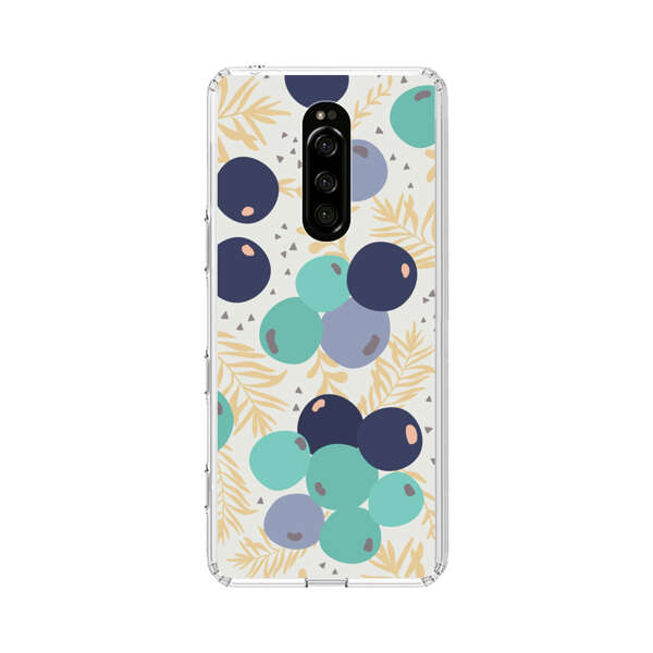 Abstract Berries Pattern Sony Xperia 1 Case