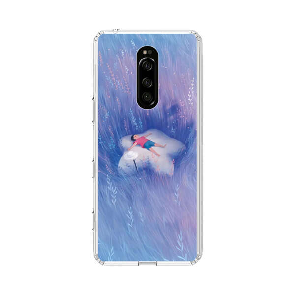 Child Relaxing in Dreamy Field Sony Xperia 1 Case