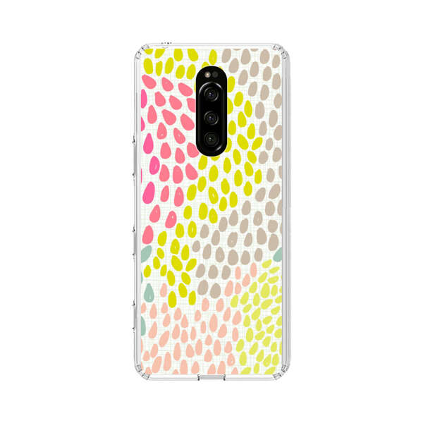 Colorful Abstract Teardrop Pattern Sony Xperia 1 Case