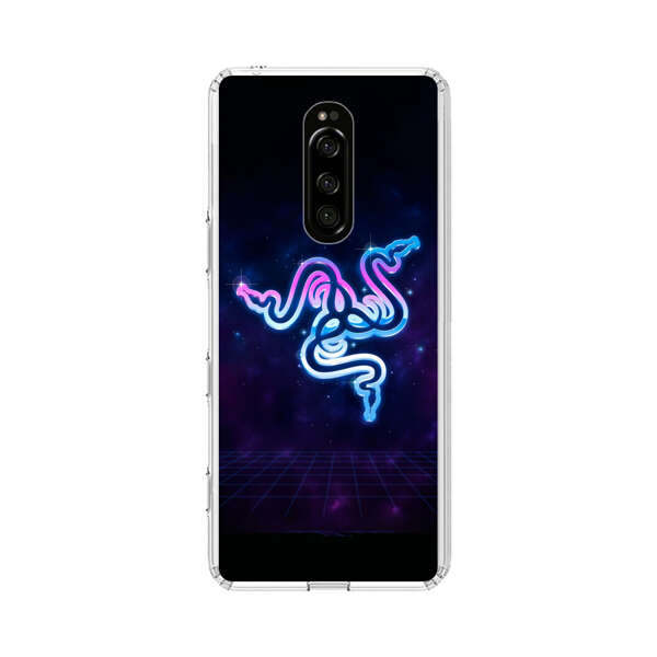 Glowing Neon Triple Snake Sony Xperia 1 Case