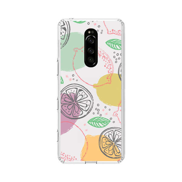 Lemon Colorful Abstract Pattern Sony Xperia 1 Case