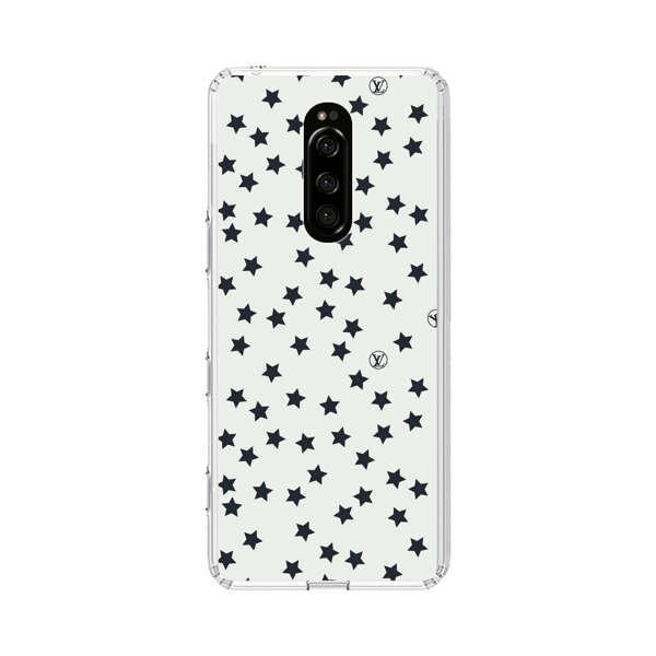 Minimalist Black Stars Pattern Sony Xperia 1 Case
