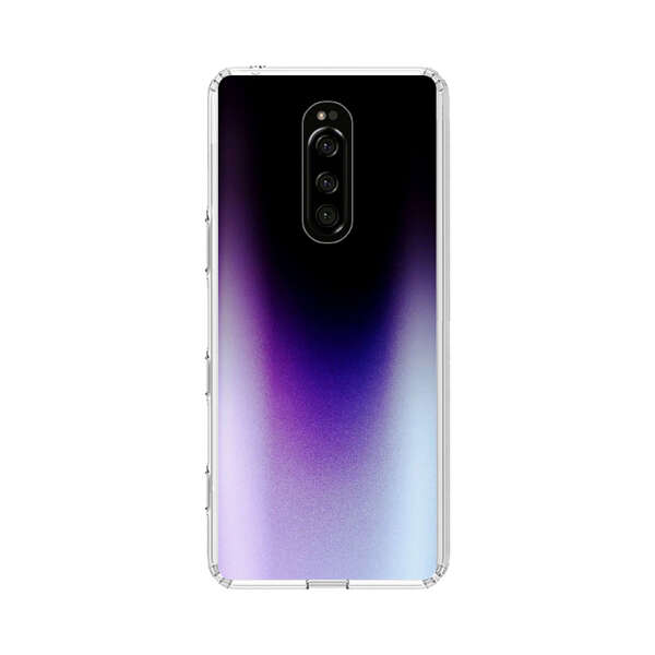 Purple Blue Gradient Flame Sony Xperia 1 Case