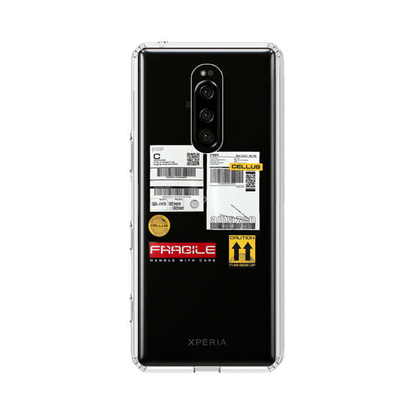 Shipping Labels and Fragile Handling Stickers Sony Xperia 1 Case