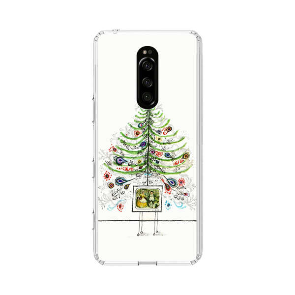 Whimsical Christmas Tree Artistic Design Sony Xperia 1 Case