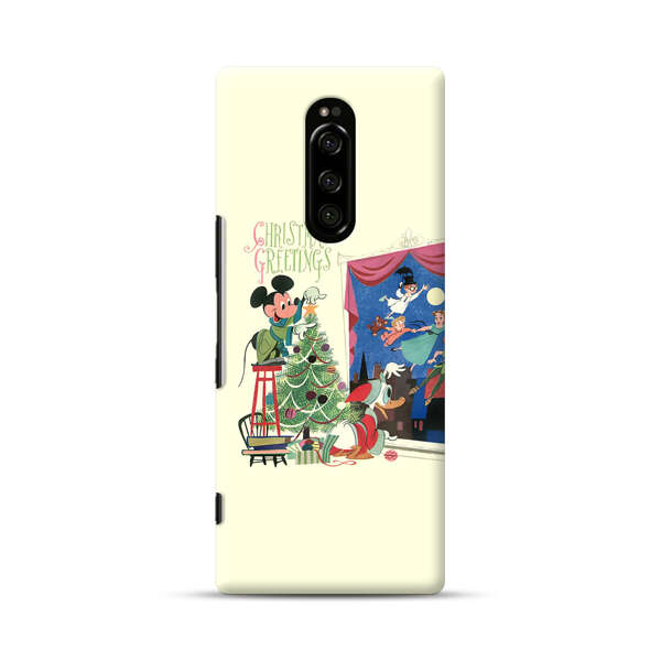 Christmas Disney Mickey Mouse and Peter Pan Sony Xperia 1 Hard Case