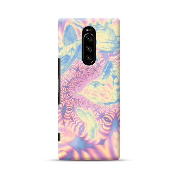 Ethereal Butterflies Psychedelic Swirl Sony Xperia 1 Hard Case