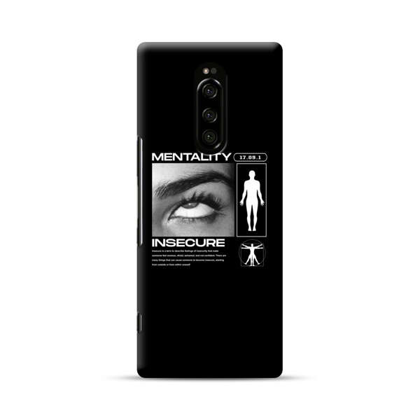 Mentality Insecure Eye Art Sony Xperia 1 Hard Case