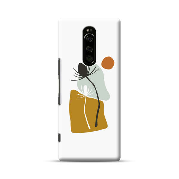 Minimalist Abstract Nature Design Sony Xperia 1 Hard Case
