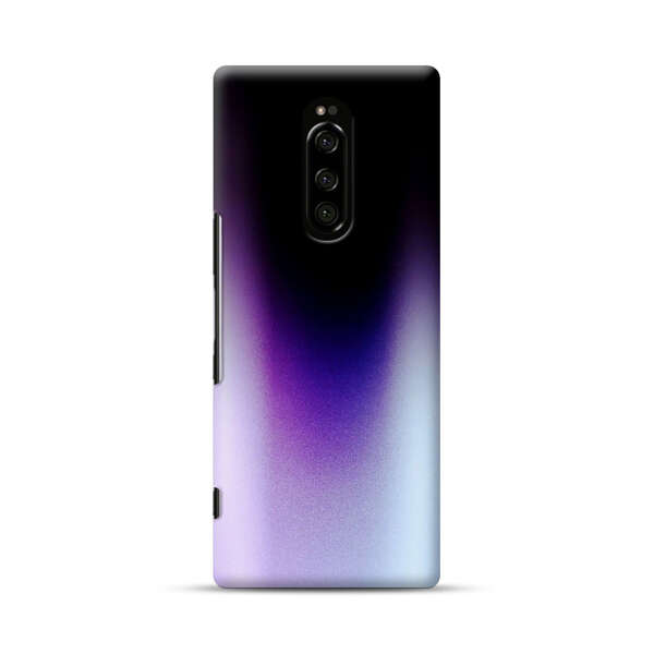 Purple Blue Gradient Flame Sony Xperia 1 Hard Case