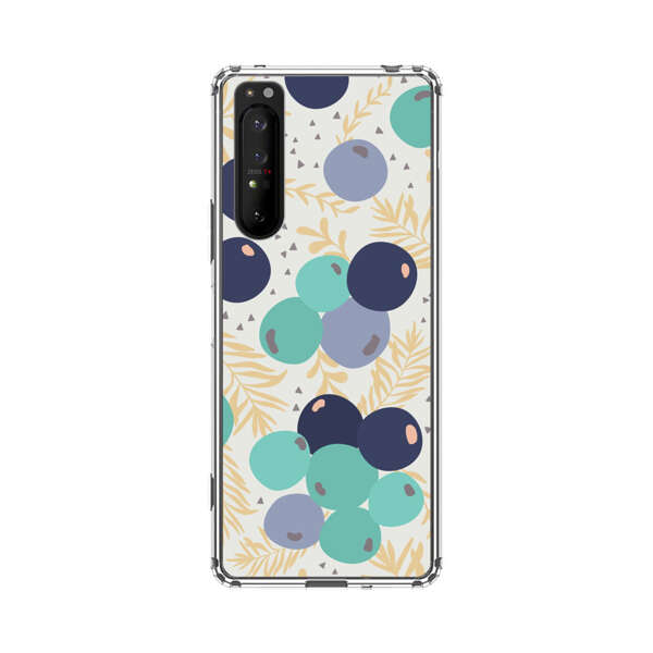 Abstract Berries Pattern Sony Xperia 1 II Case