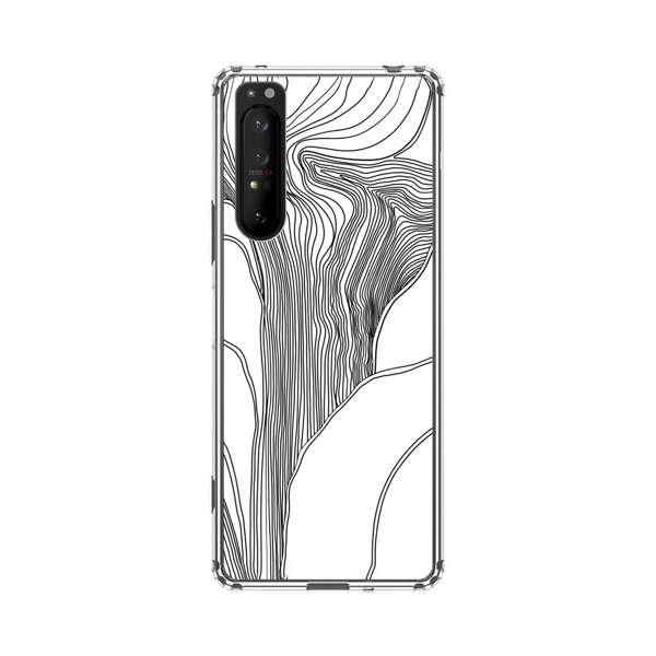 Abstract Line Art Design Sony Xperia 1 II Case