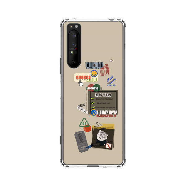 Creative Collage of Motivational Elements Sony Xperia 1 II Case