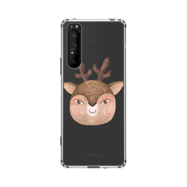 Cute Cartoon Deer Face Sony Xperia 1 II Case