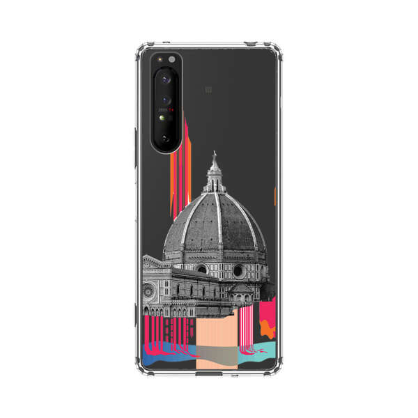 Florence Cathedral Dome Artistic Illustration Sony Xperia 1 II Case