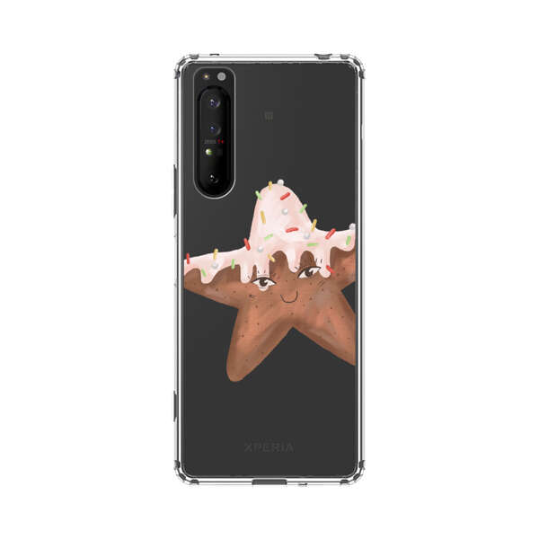 Smiling Gingerbread Star Cookie Sony Xperia 1 II Case