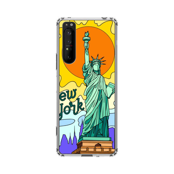 Statue of Liberty New York Artistic Sun Sony Xperia 1 II Case