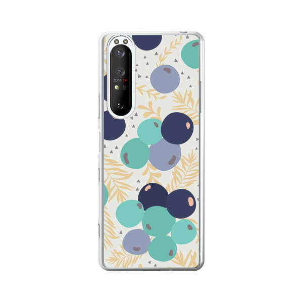 Abstract Berries Pattern Sony Xperia 1 III Case