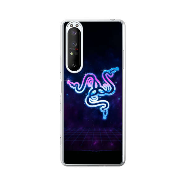 Glowing Neon Triple Snake Sony Xperia 1 III Case