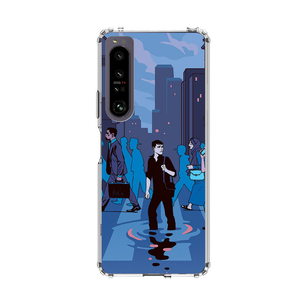 Urban Lonely Person Crosswalk Sony Xperia 1 IV Case