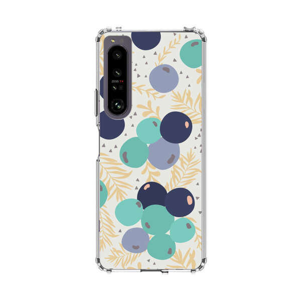 Abstract Berries Pattern Sony Xperia 1 IV Case