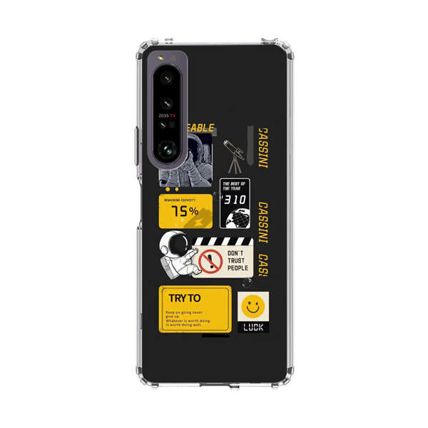 Astronaut Space Exploration Motivation Design Sony Xperia 1 IV Case