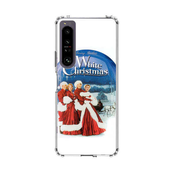 Classic White Christmas Scene Sony Xperia 1 IV Case