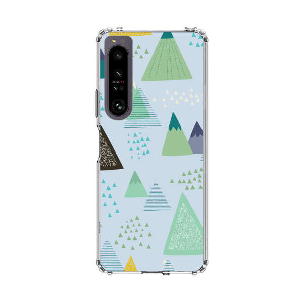 Colorful Abstract Mountain Pattern Sony Xperia 1 IV Case