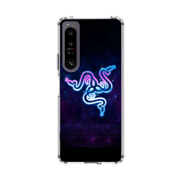 Glowing Neon Triple Snake Sony Xperia 1 IV Case