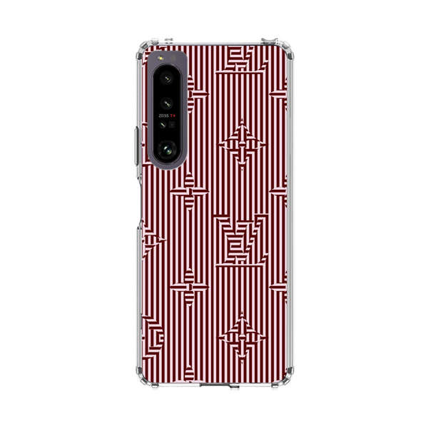 Intricate Geometric Striped Pattern Sony Xperia 1 IV Case