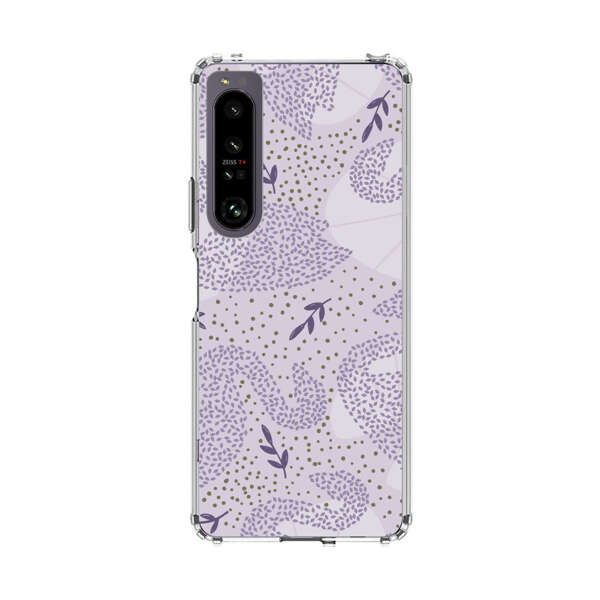 Lavender Swan Pattern Sony Xperia 1 IV Case