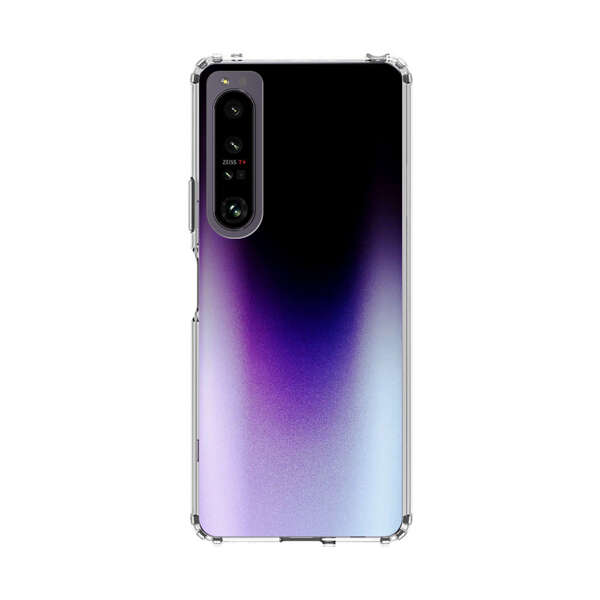 Purple Blue Gradient Flame Sony Xperia 1 IV Case