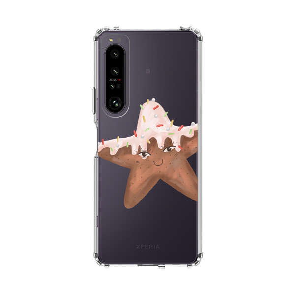 Smiling Gingerbread Star Cookie Sony Xperia 1 IV Case