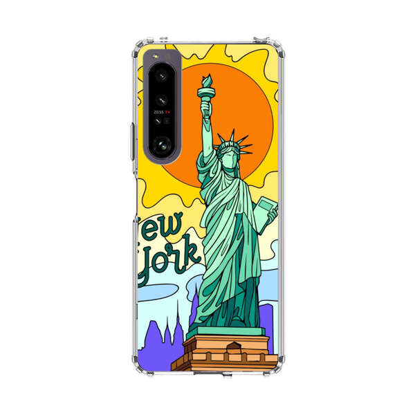 Statue of Liberty New York Artistic Sun Sony Xperia 1 IV Case