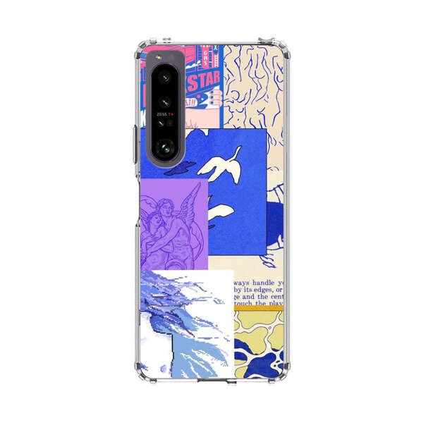 Vibrant Retro Pop Art Collage Sony Xperia 1 IV Case