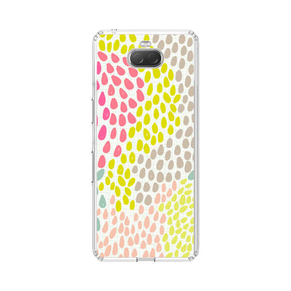 Colorful Abstract Teardrop Pattern Sony Xperia 10 Case