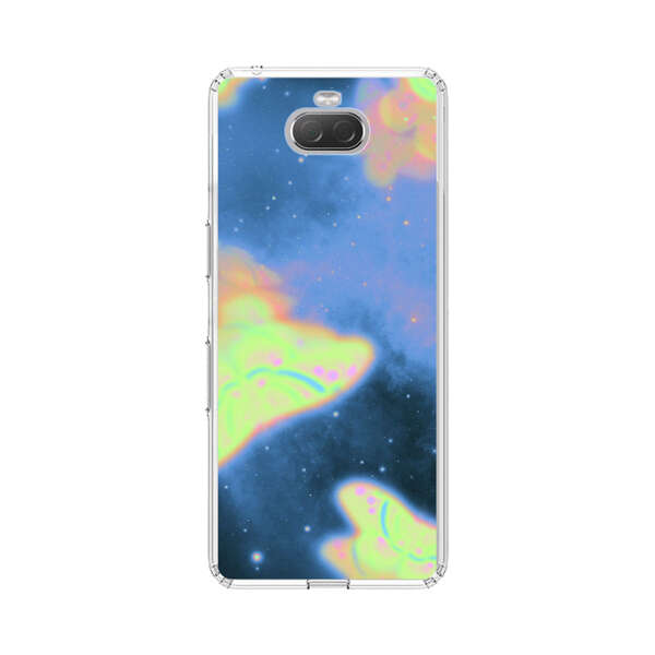 Dreamy Glowing Cosmic Butterflies Sony Xperia 10 Case